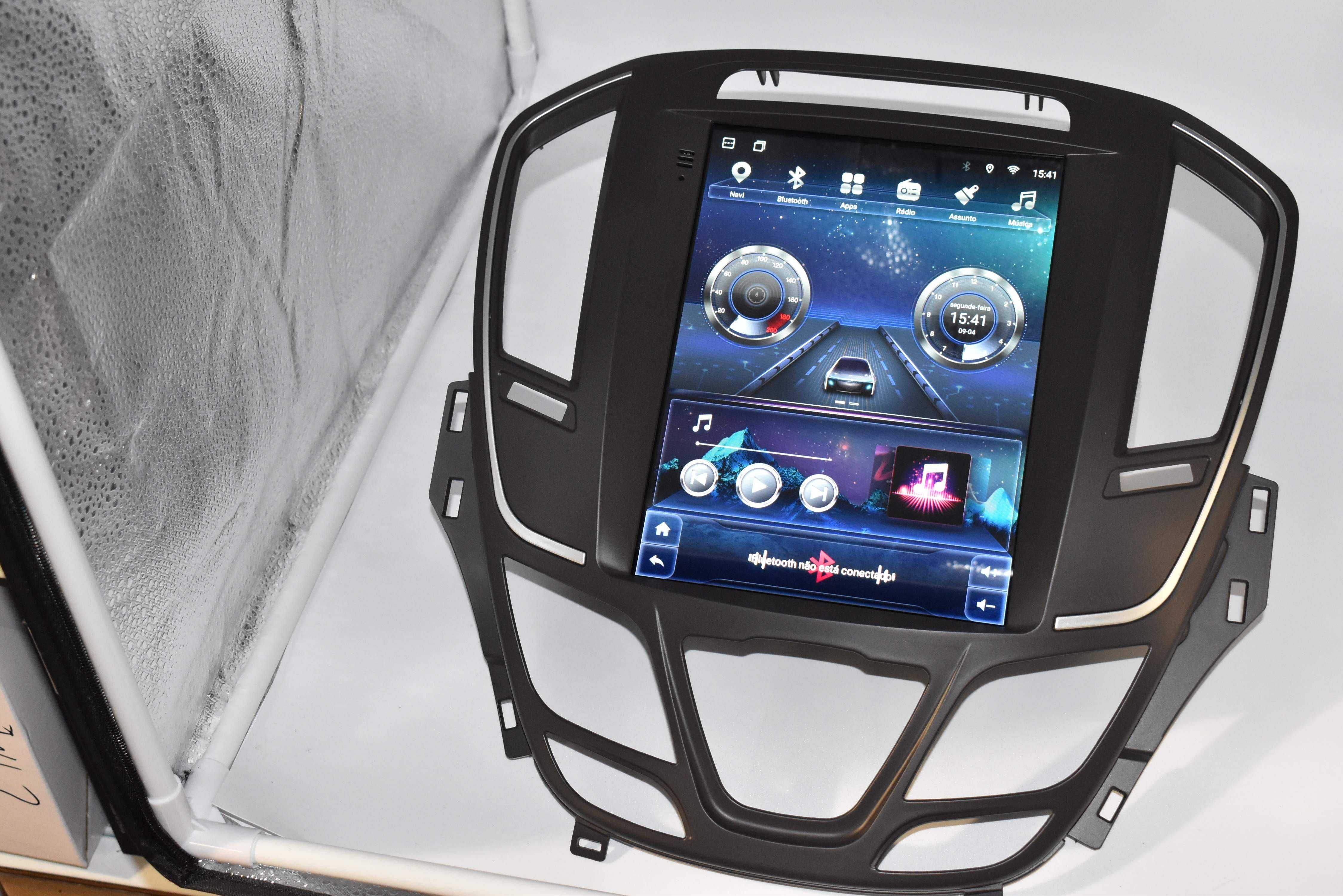 Rádio android Opel Insignia 2014 a 2018 Ecrã Estilo Tesla 9.7 + câmara
