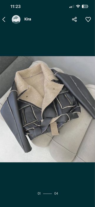 Kurtka zimowa kożuch r s-m oversize nowa