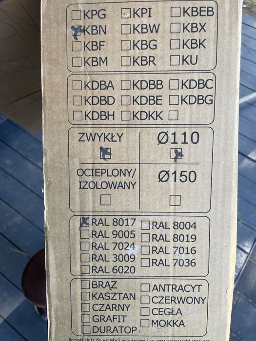 Kominek wentylacyjny 110mm krono-plast