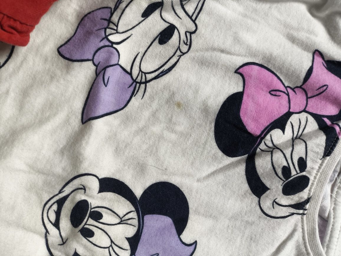 8 bluzek długi rękaw Sinsay 104 myszka minnie