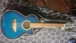 Guitarra ASHTON SL29CEQ TBB com afinador saida XLR e JACK com saco