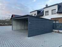 Wiata samochodowa 6x6, grafit mat, antracyt. PRODUCENT.