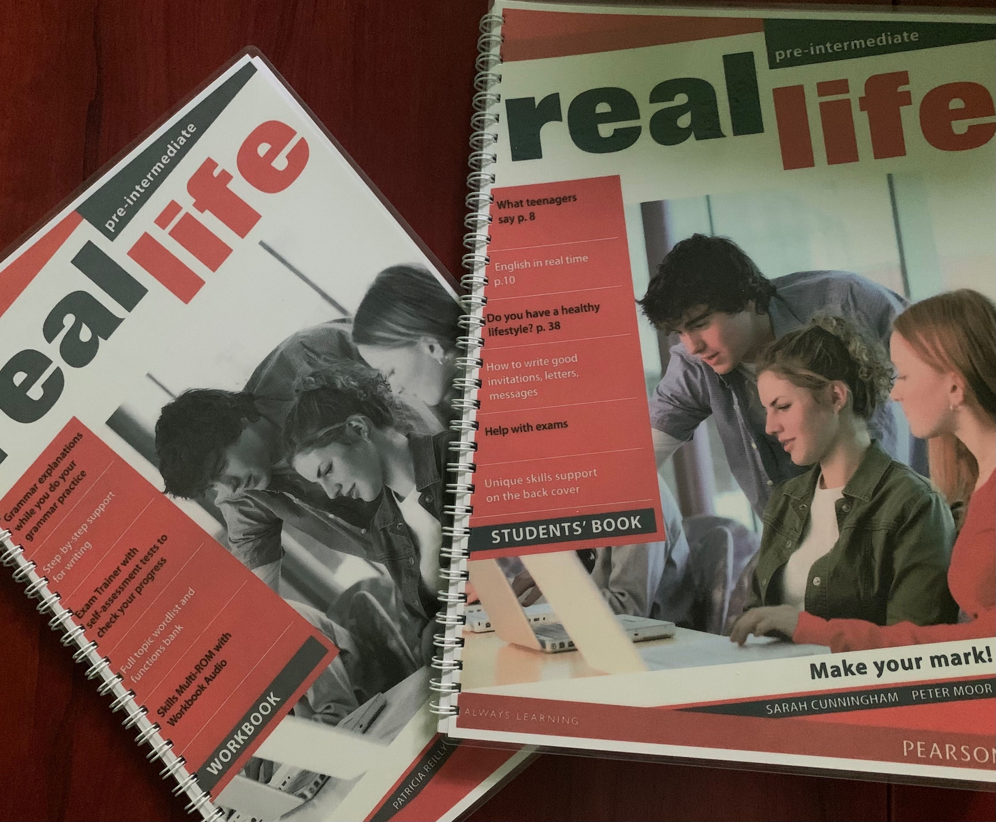 Нові Real Life Elementary, Pre-Intermediate -student’s book + workbook