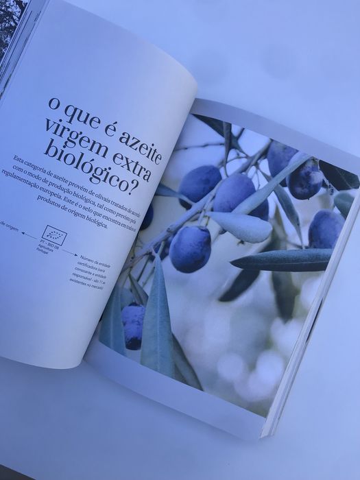Azeite livro sobre azeite “A vida virgem extra”