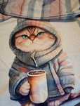 Nowa bluza z kotem M