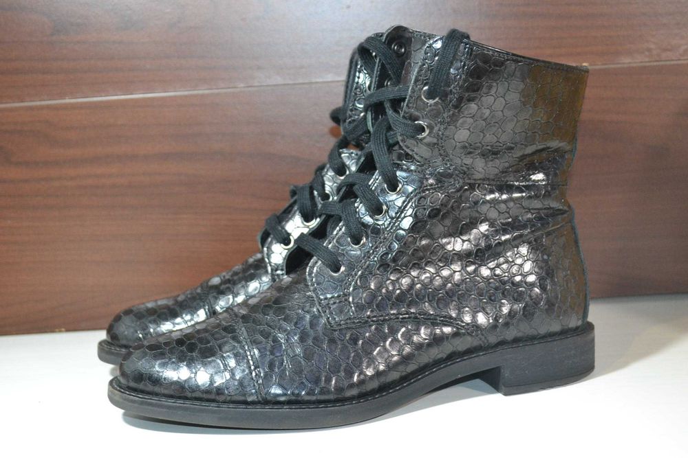 ecco 41р ботинки кожаные демисезон