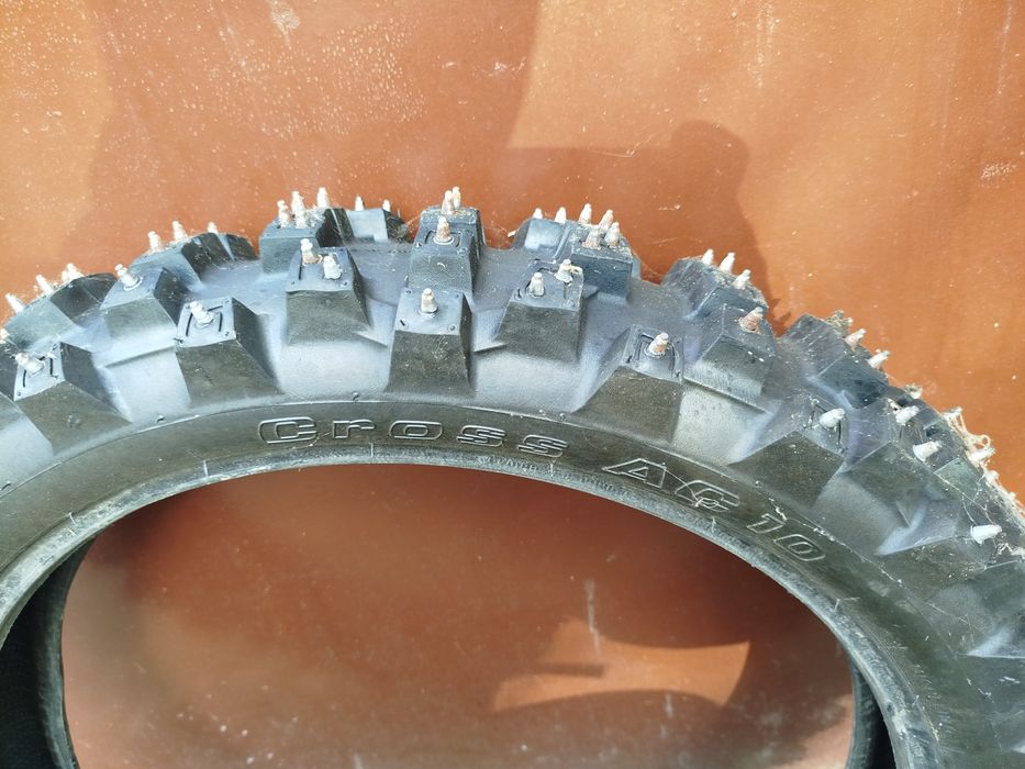 Opona 110/90/19 z kolcami Michelin AC10 kolec szwedzki zamienię na