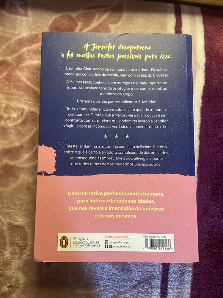 Livro “A Jennifer Chan não está sozinha”