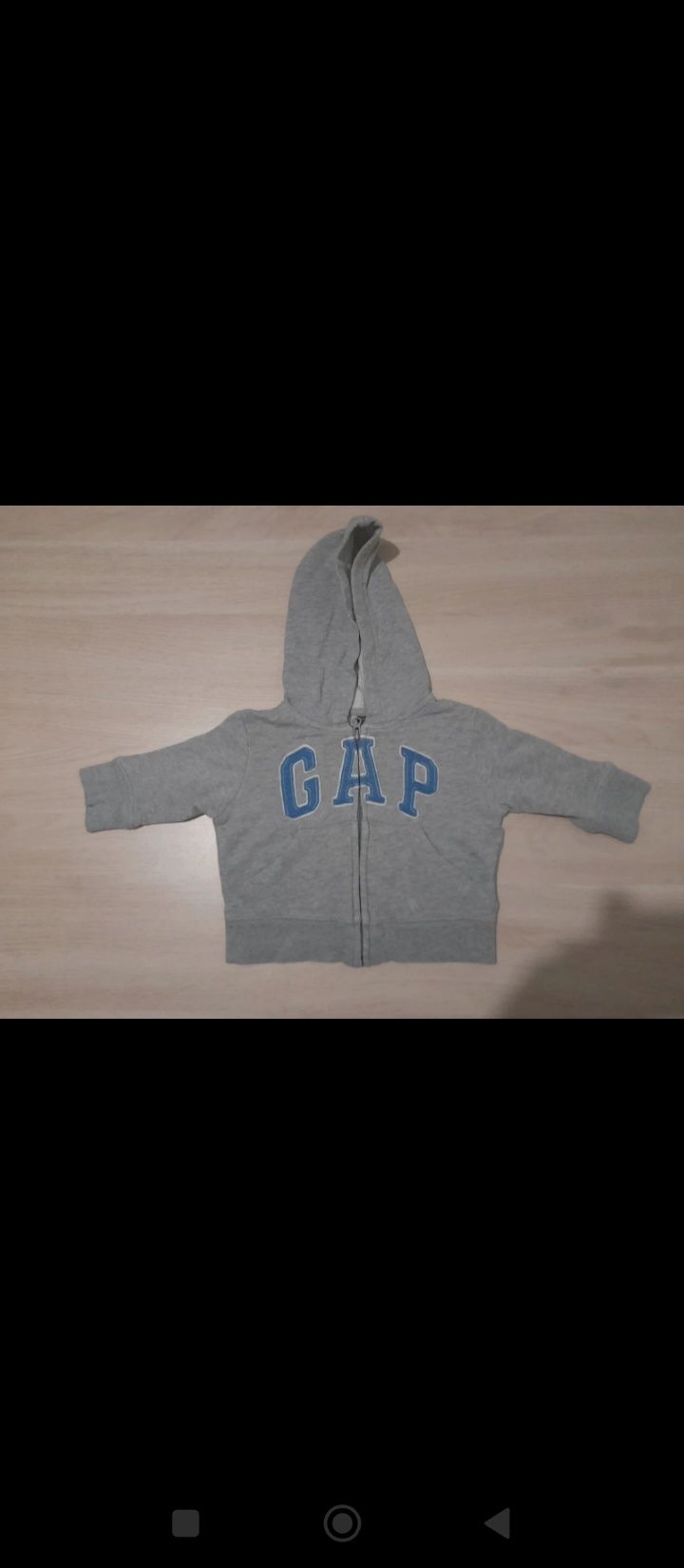 Casaco Hoodie Gap Tamanho 6/12 Meses