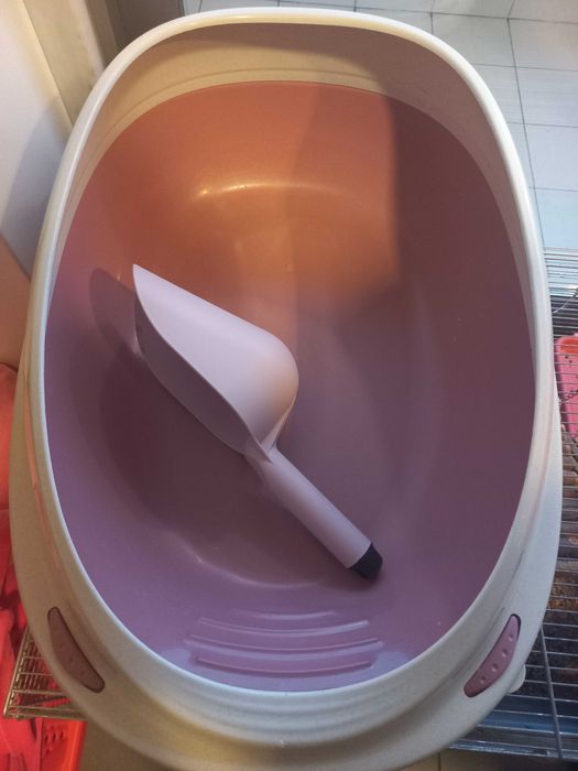 Caixa de areia para gato/a com pá