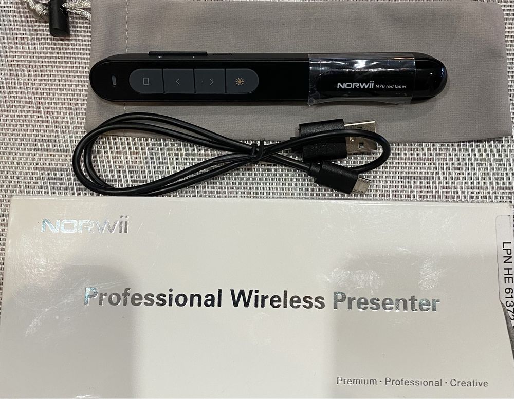 Bezprzewofowy prezenter Norwii N 76 red laser