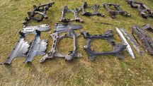 Підрамник підсилювач подрамник усилитель захист Туарег Кайен Q7