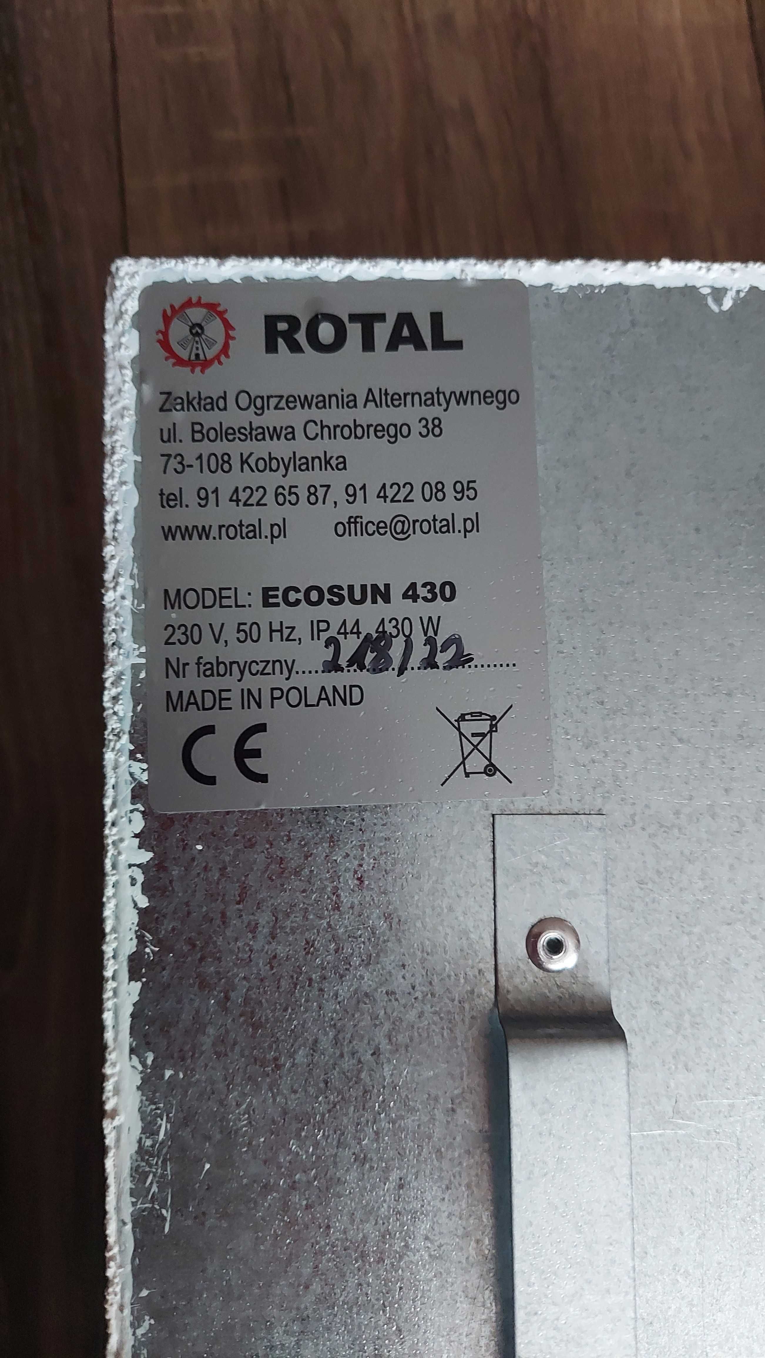 promiennik na podczerwień rotal ecosun 430W