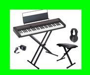 CASIO CT-S1 BK Przenośne Pianino + Statyw Ławka Słuchawki |  ZESTAW