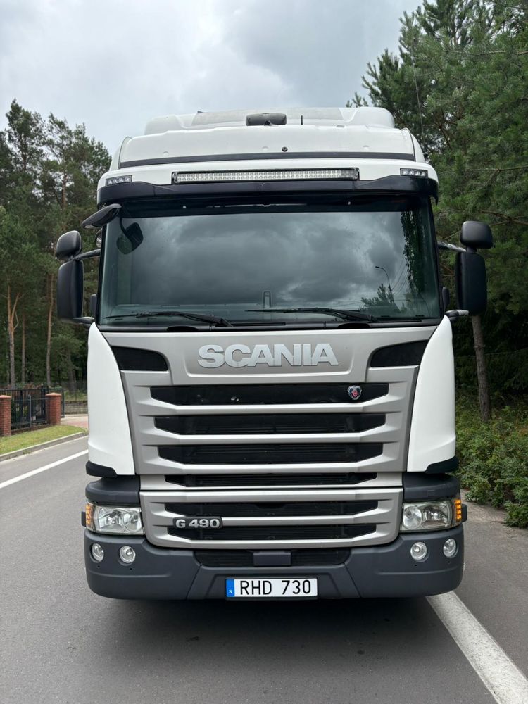 SCANIA R490 do zabudowy R450 BDF winda 3 osie laweta najazd pomoc drog