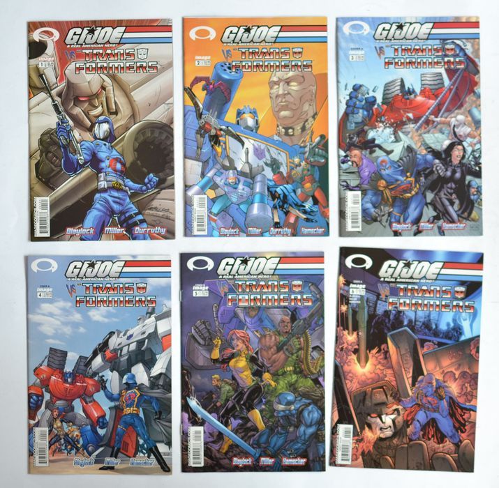 G.I.Joe Vs. Transformers Image #1-6 Zestaw Komiksów