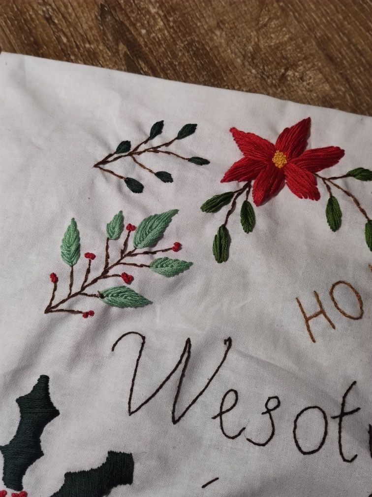 Haft poszewka na poduszkę