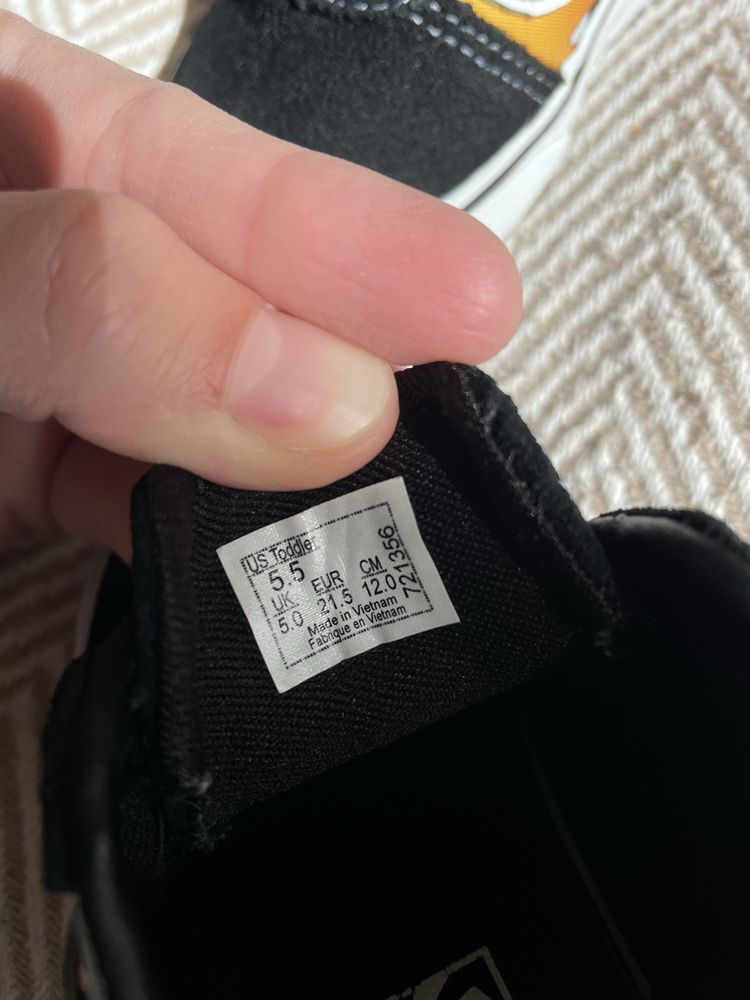 Кеди дитячі Vans розмір 21,5