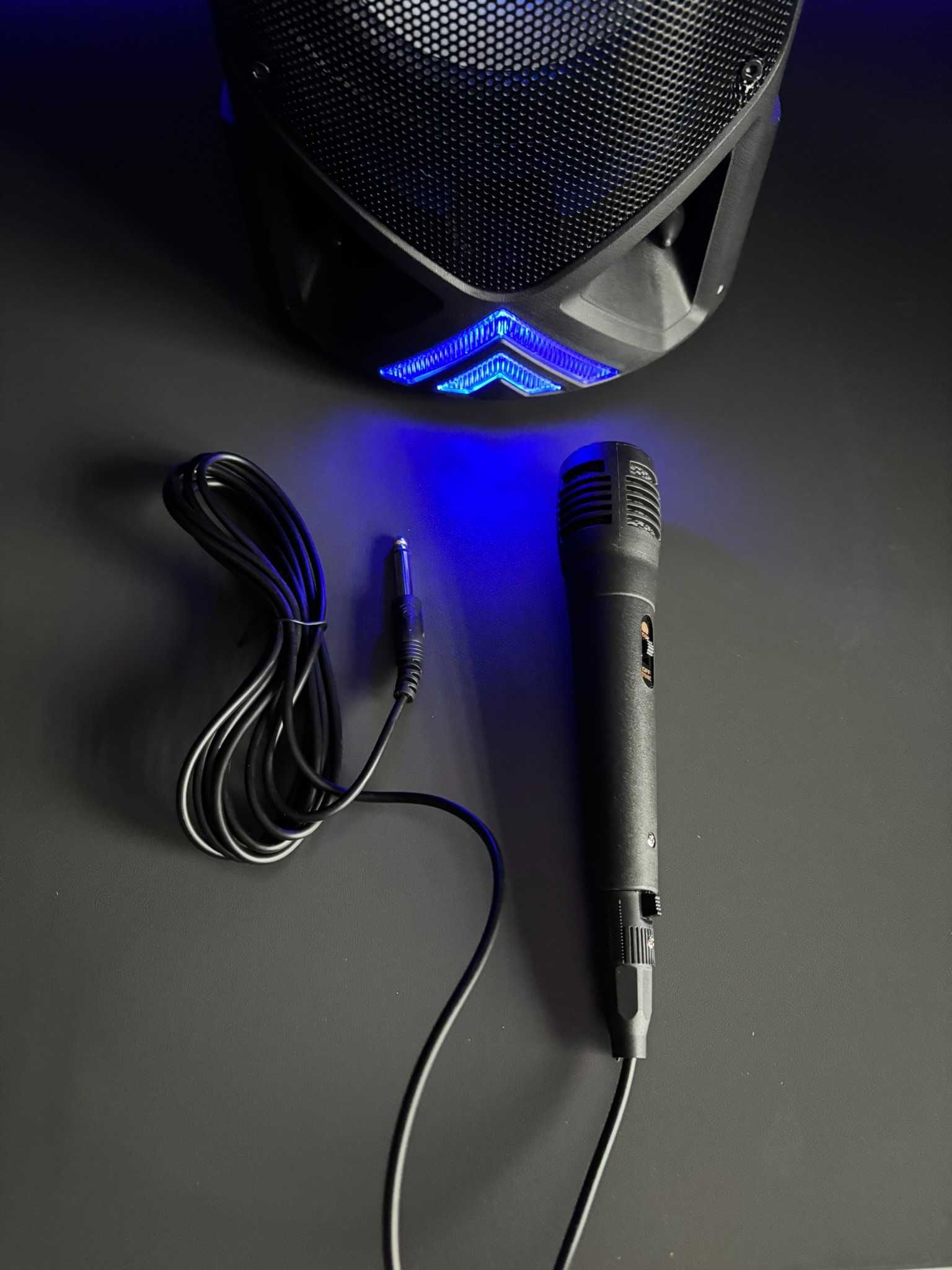 Głośnik Bluetooth SPEAKER ZQS6201 Kolumna Led z mikrofonem i pilotem