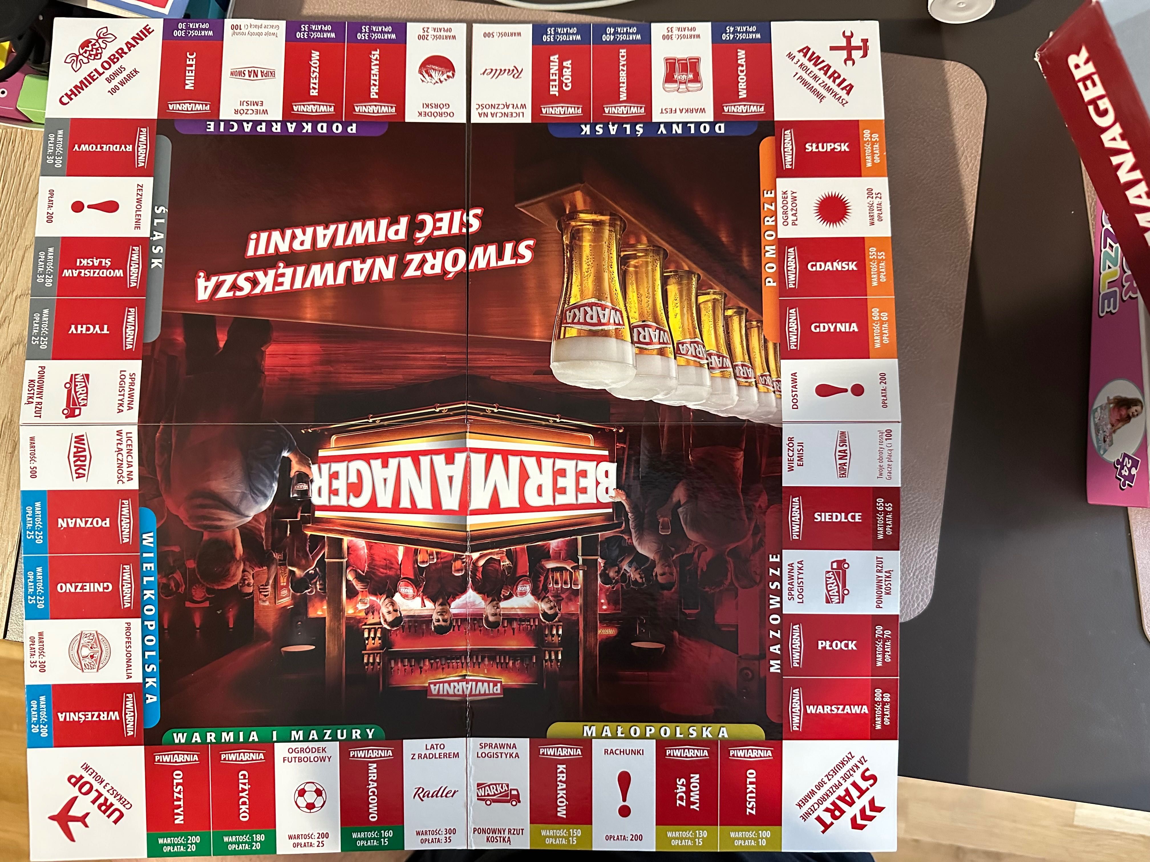 Monopol dla dorosłych Beer Manager