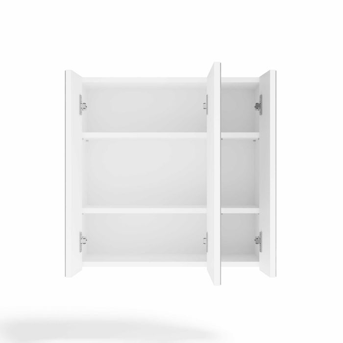 Szafka Łazienkowa POLA 3L Wisząca Z 3 Lustrami Nad Umywalkę BIAŁA