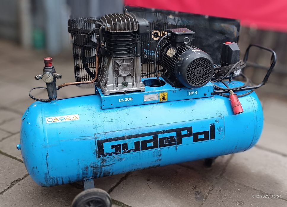 Sprężarka / Kompresor Olejowy 200L  10 Bar