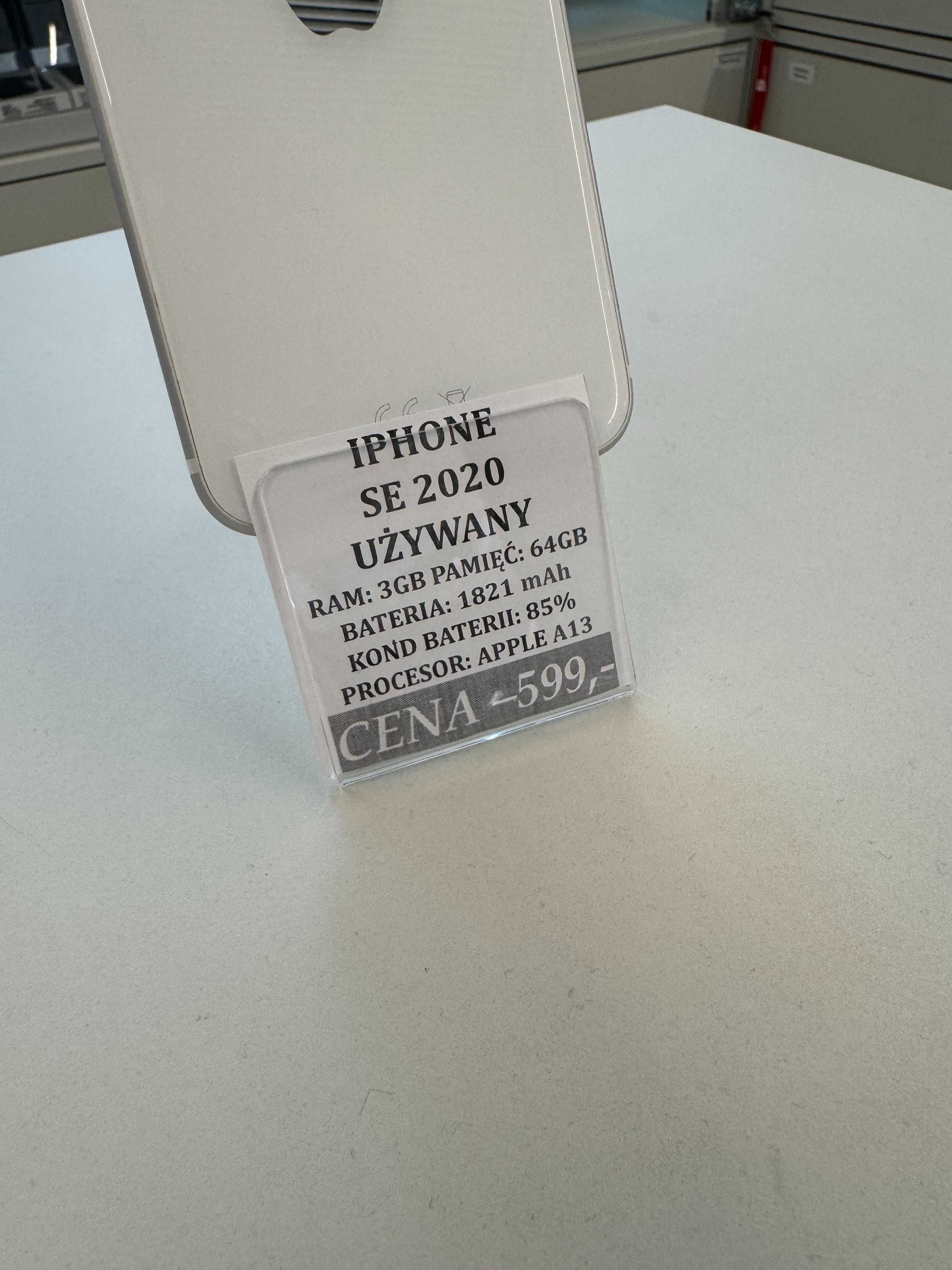 iPhone SE 2020 64GB Bat 86% Topcase Vivo *Raty 0%*