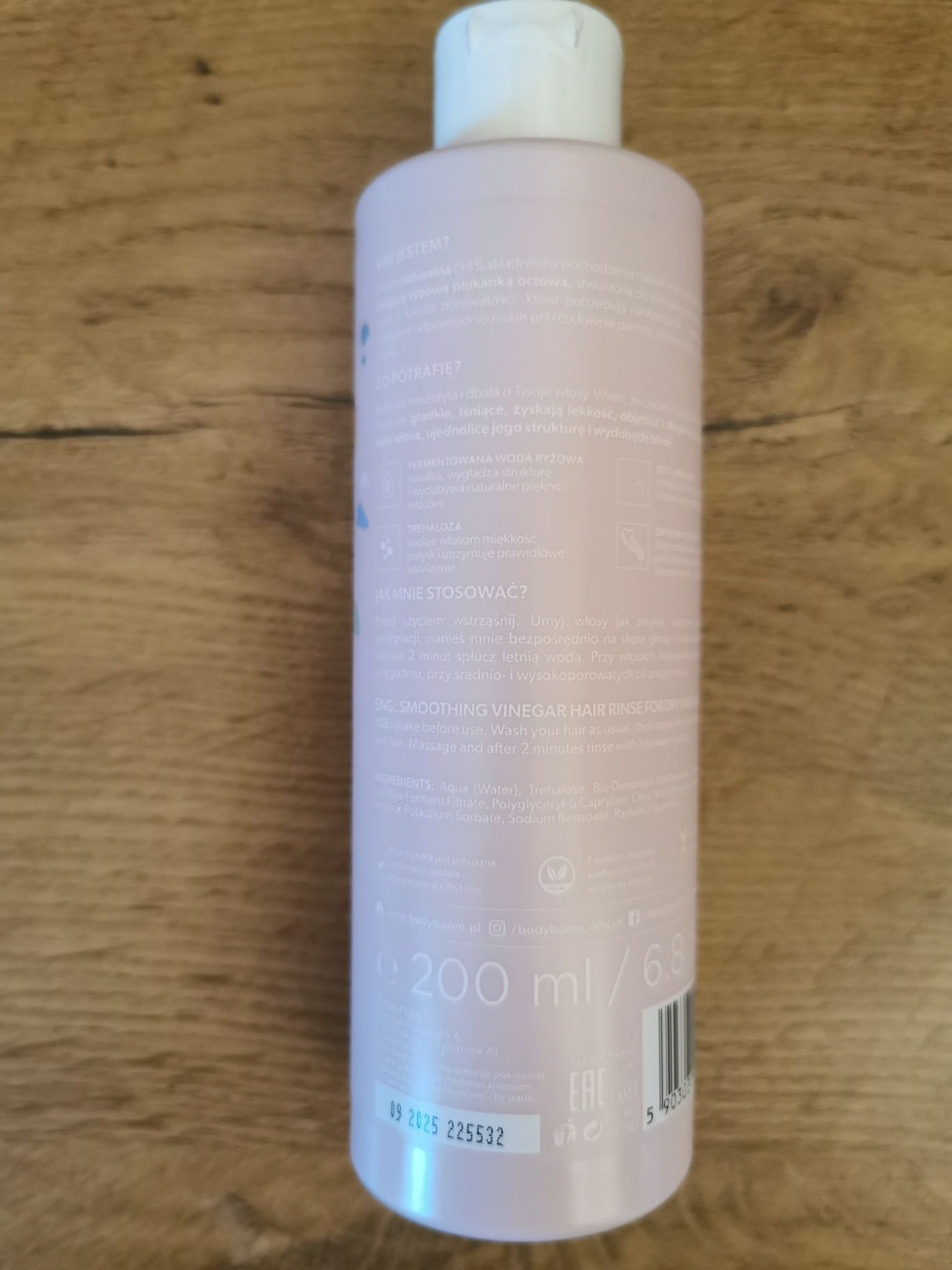 Hairboom wygładzająca płukanka do włosów