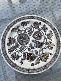 talerz dekoracyjny Ridgway jacobean ironstone england Handmade