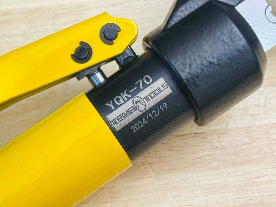 Гідравлічний Прес YQK-70 (4 – 70 мм²) | для кабелю та гільз 6 тонн