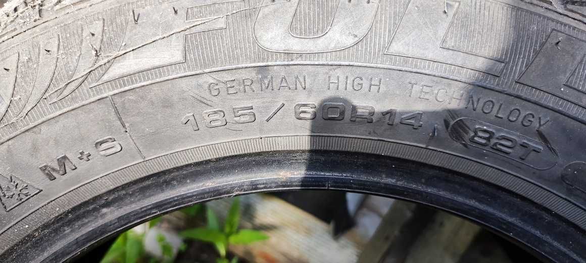 Sprzedam opony 185/60r14