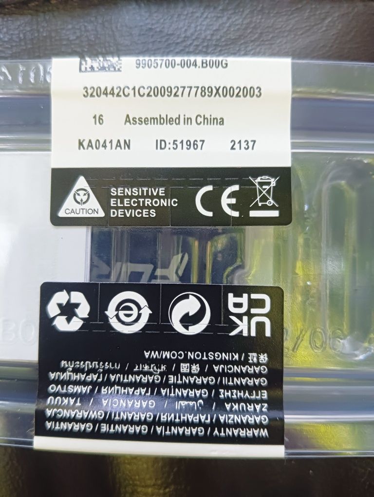 Kinston Fury Impact SODIMM DDR4 2400 Мгц. Для ноутбука