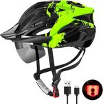 Kask rowerowy dla dorosłych RaMokey ze światłem 57-62cm