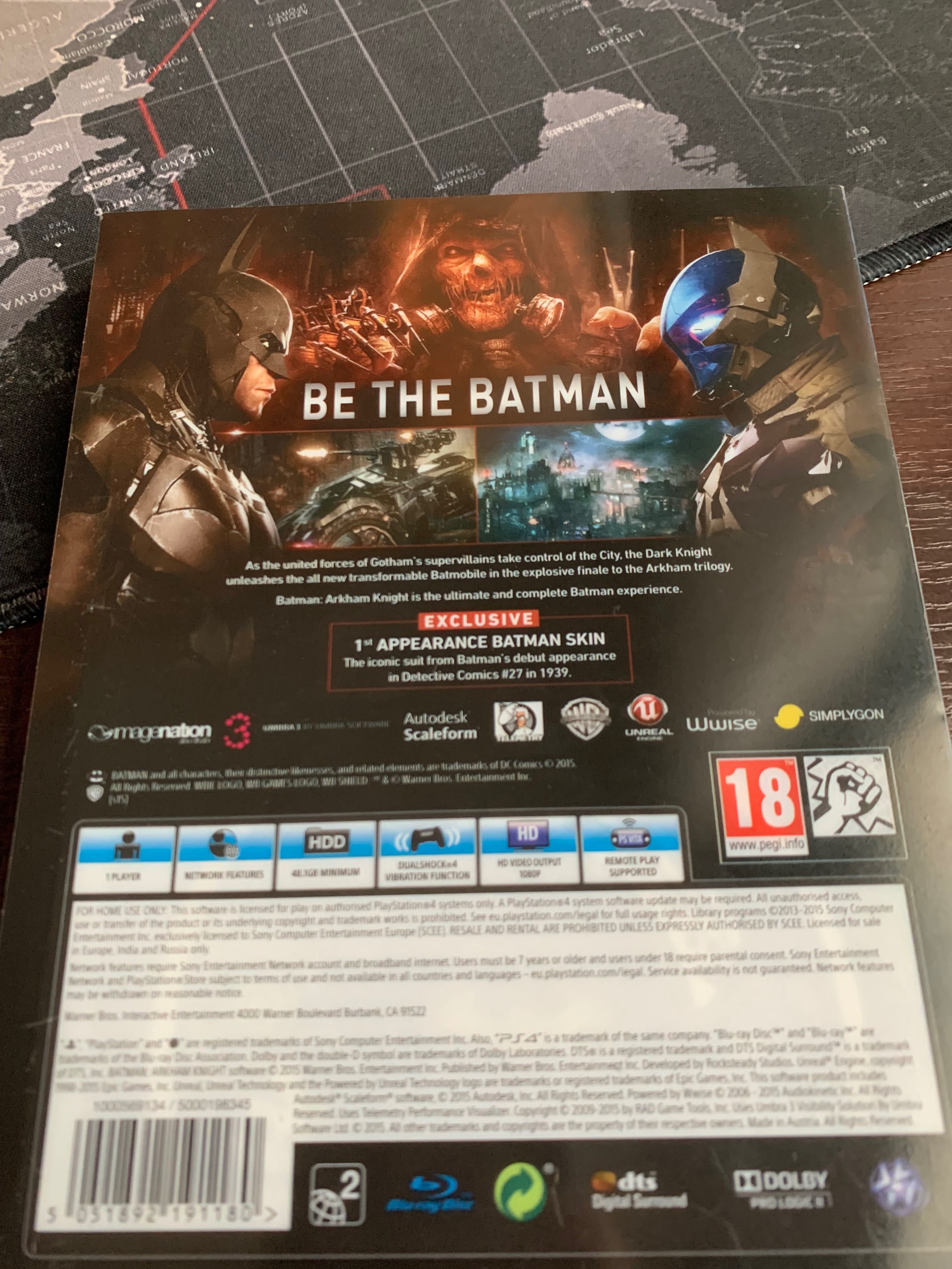 Batman Arkham knight special edition na ps4 w idealnym stanie