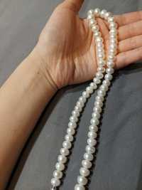 Naszyjnik z naturalnych perly