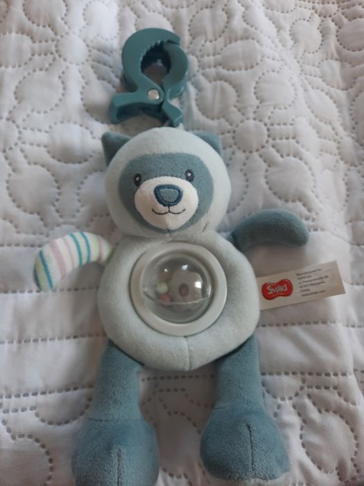 Zabawka do wózka/łóżeczka Smiki misiek niebieski