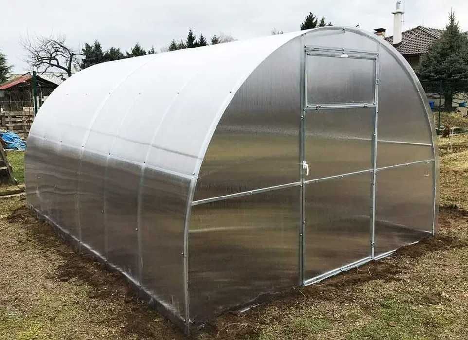 Szklarnia z poliwęglanu 3x4 3x6 3x8 3x10 3x12m pr. 40x20/20x20mm 4-6mm