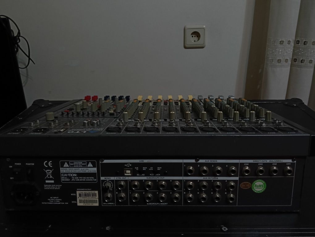 Mesa mistura analógica alto