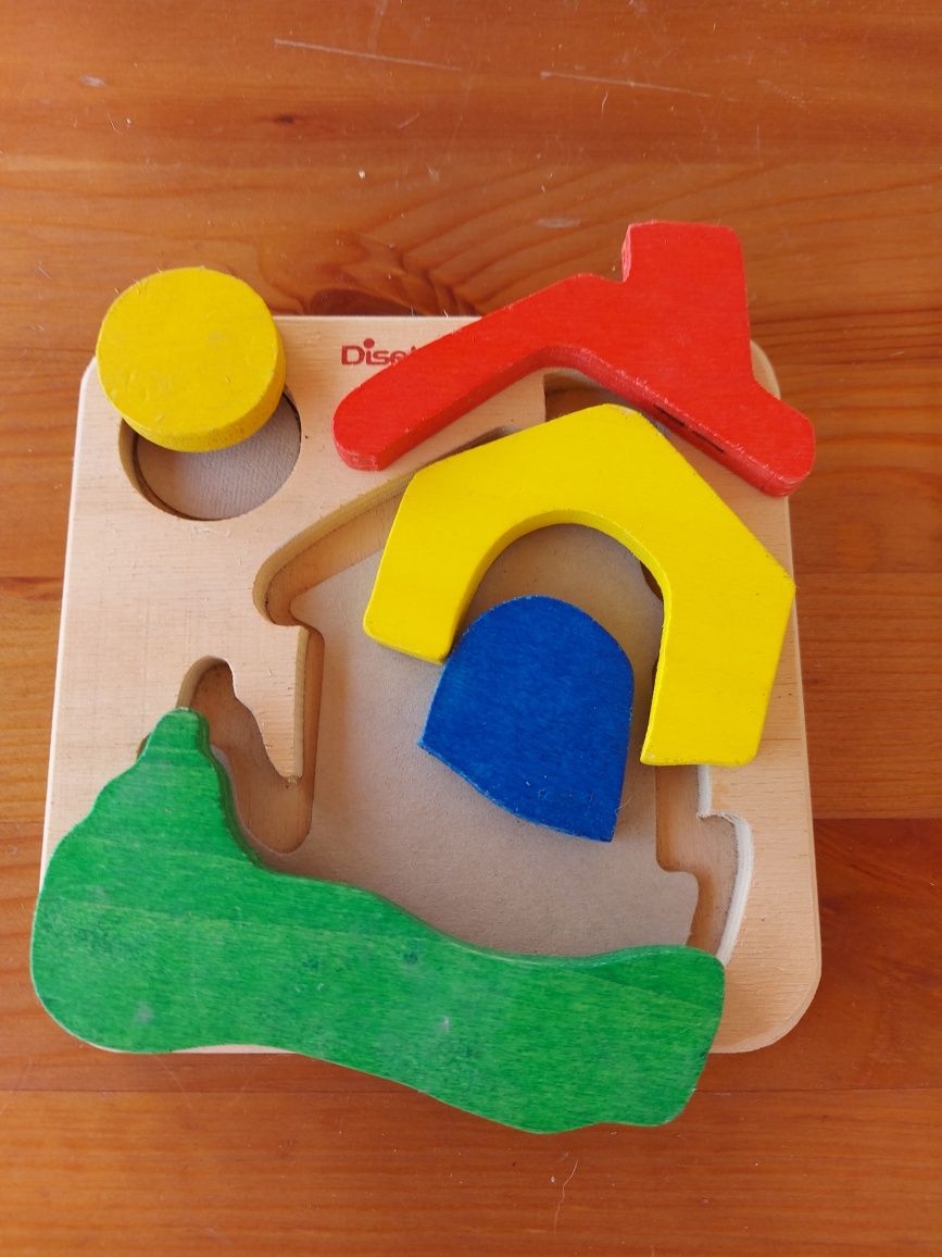 2 Puzzles de Madeira da Diset - 2 aos 4 anos.