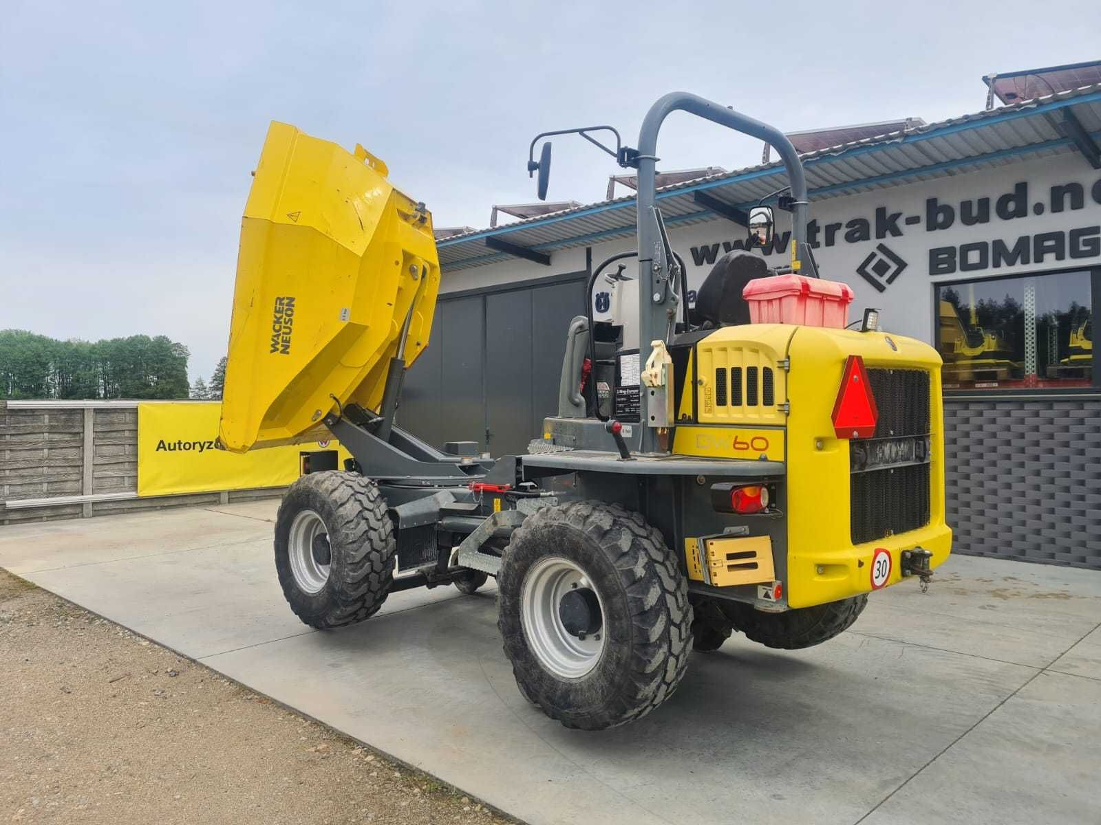 wozidło budowlane dwudrożne kolejowe dwudrogowe Wacker Neuson DW 60