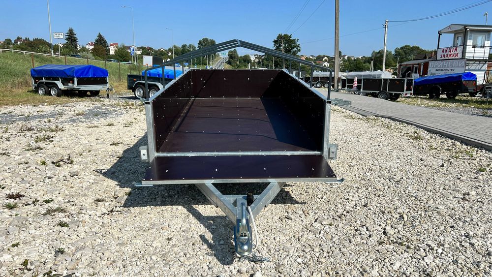 Прицеп до легкового авто одновісний оцинкований 2,5 x1,25м, борт 40см