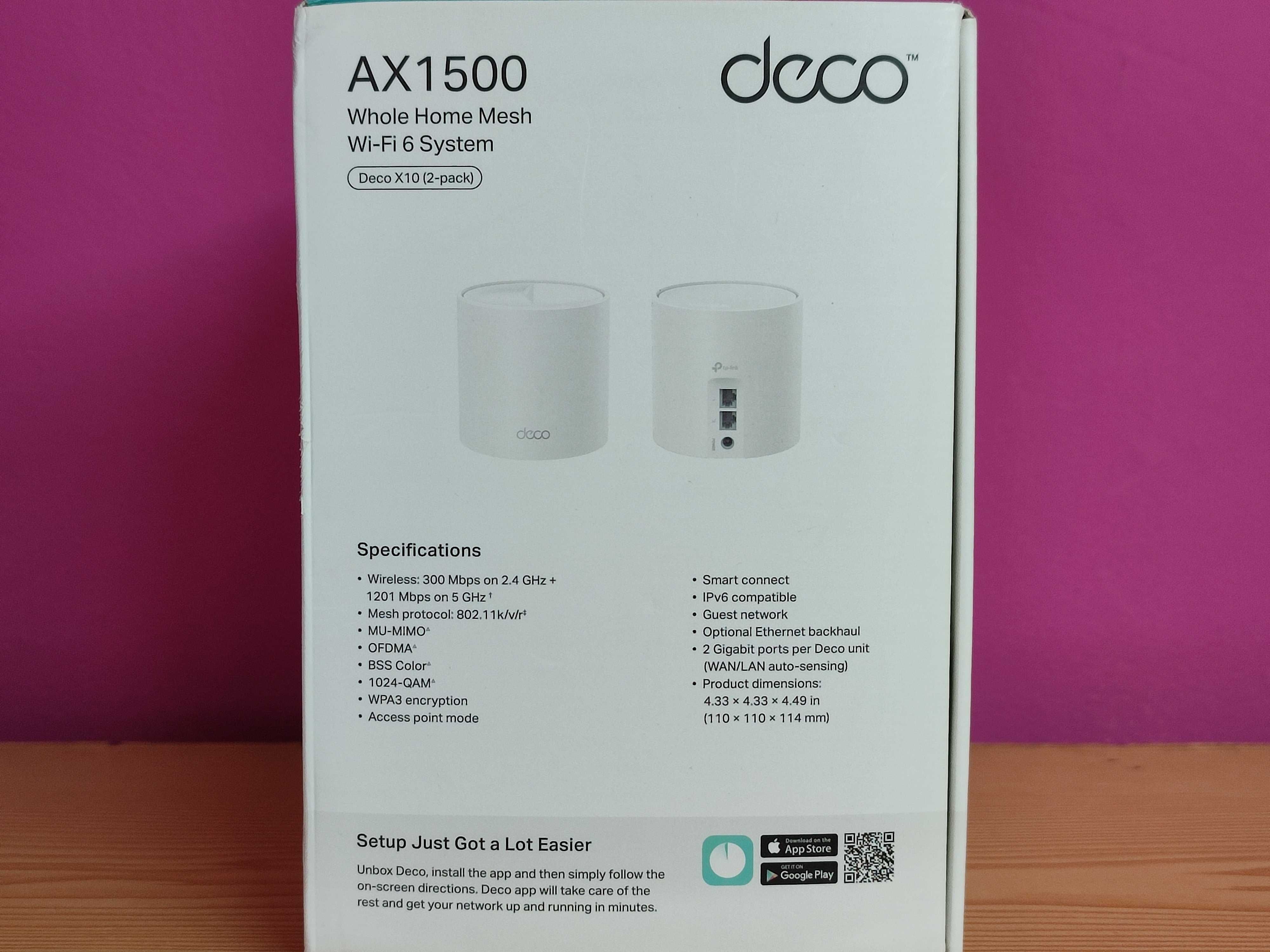 2x Deco X10 Tp-Link repetidor Wi-Fi 6