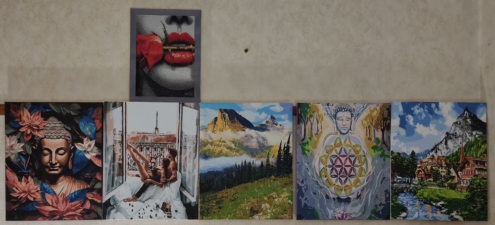 Картина " Романтическая встреча в Париже "