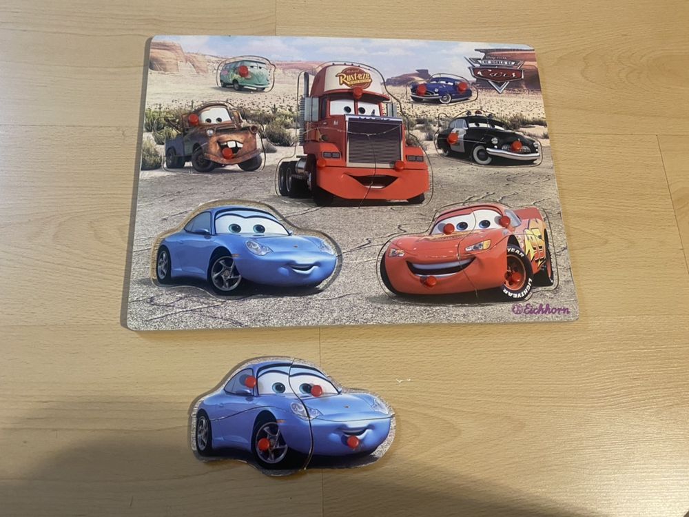 Puzzle em madeira Faisca Mcqueen
