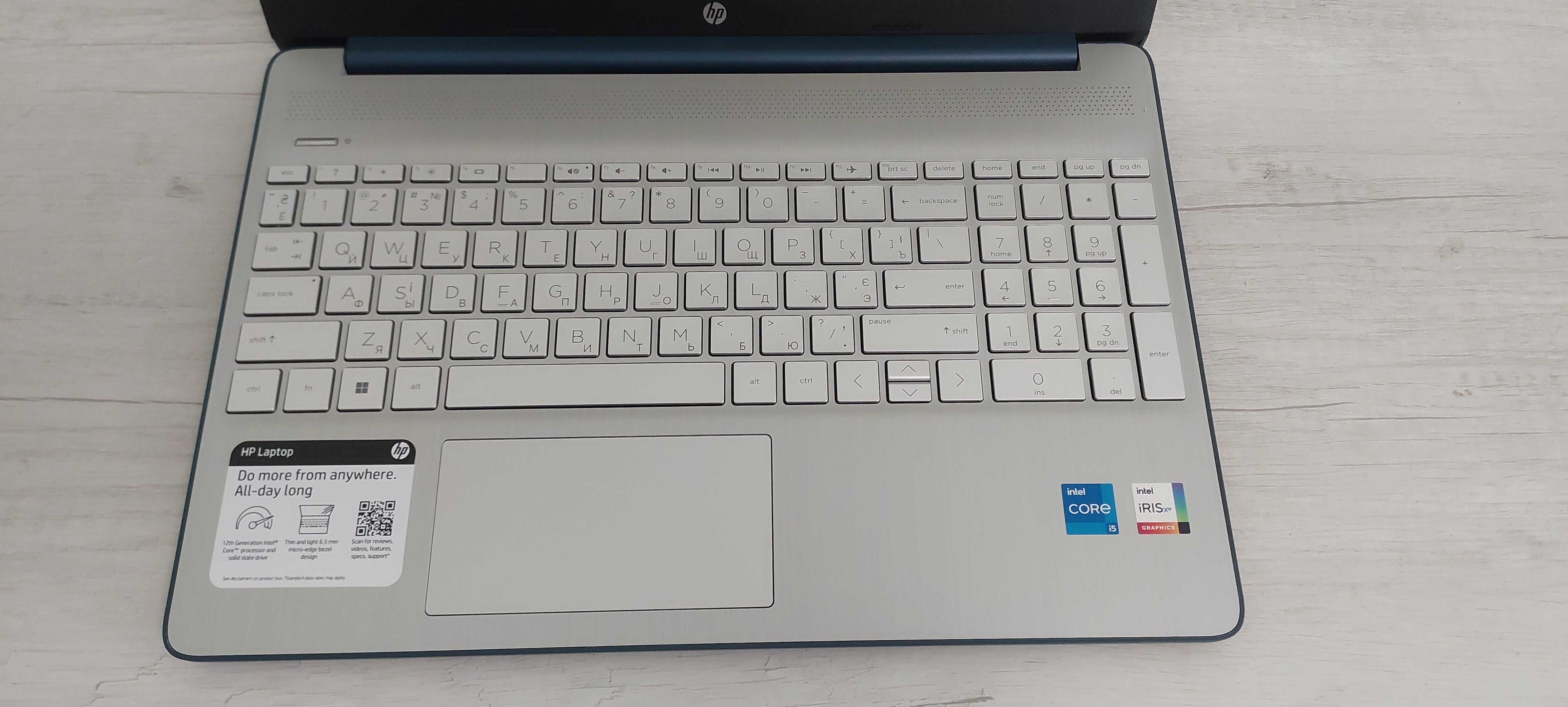 Ноутбук HP 15-DY5885WM |I5 1235U|16GB Ram|SSD NvMe 256|