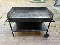 Grill Węglowy CATERINGOWY Gastronomiczny 120x60 bardzo duzy gruba stal