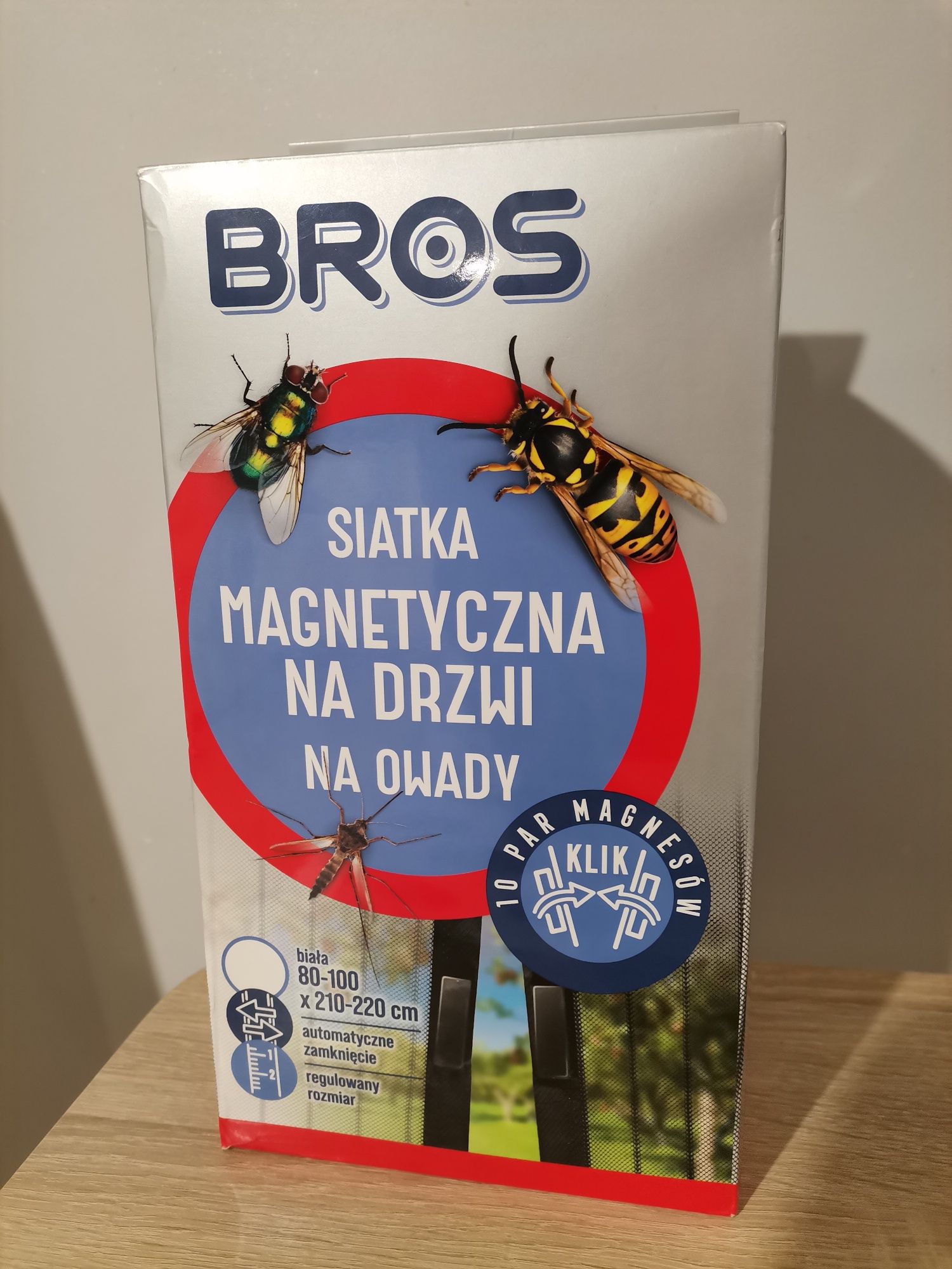 NOWA Siatka magnetyczna na drzwi na owady