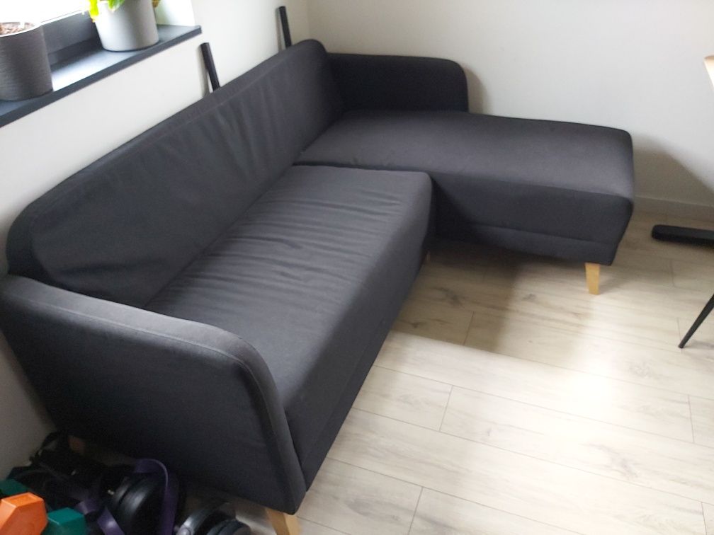 Sofa 3-osobowa LINANAS IKEA z szezlongiem