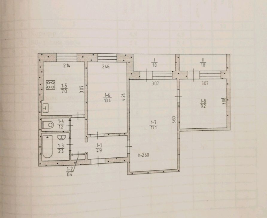 Пр.Миру,  Дзержинка. 3х кімнатна, 8/9