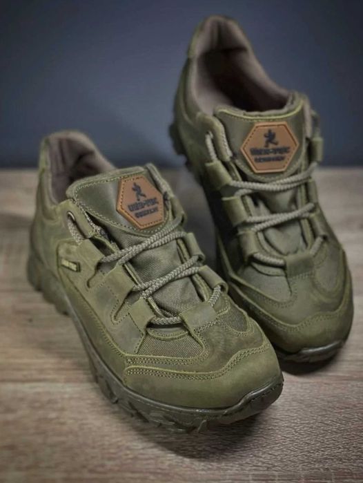 Демісезонні військові кросівки тактичні олива U-Tec армійські кросівки